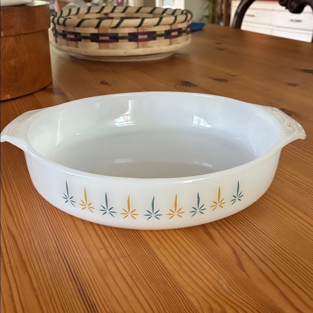 VTG Anchor Hocking Fire King Pie Dish
